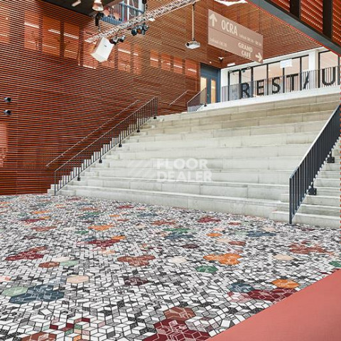 Forbo Sarlon Graphic 15dB 9309T4315 dark kubik фото 2 | FLOORDEALER